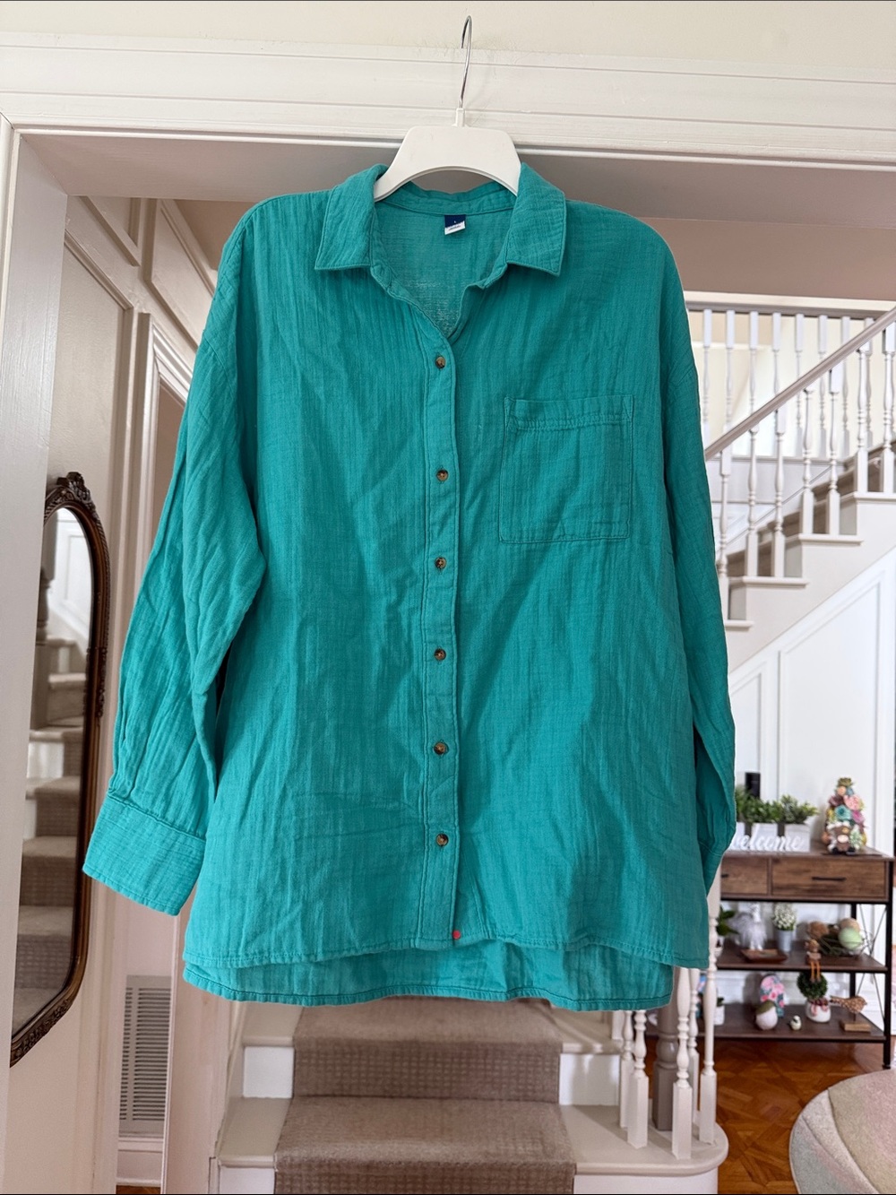 NWT Old Navy Bright Button Down Shirt